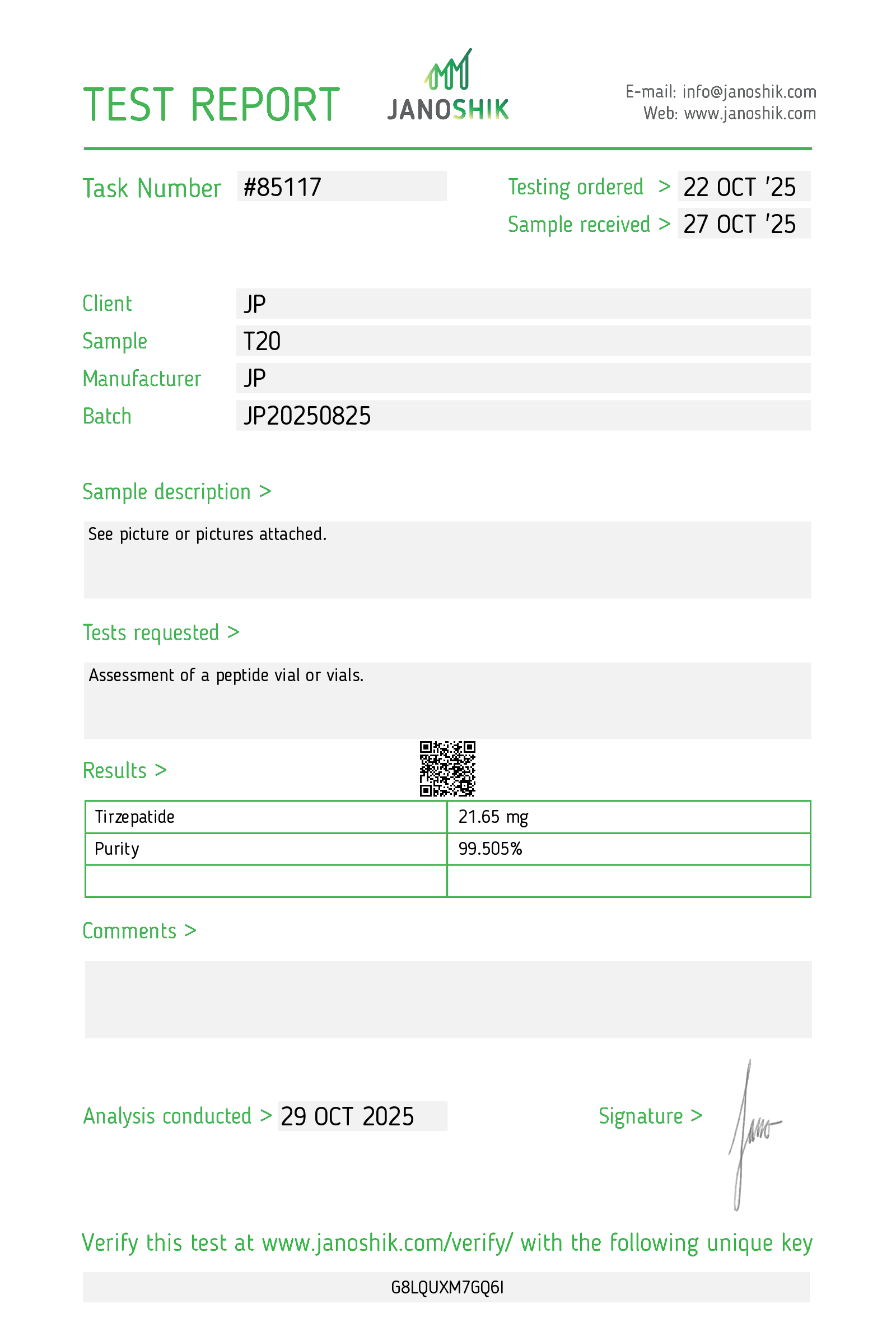 Tirzepatide -10mg (Research Use Only) - Image 2